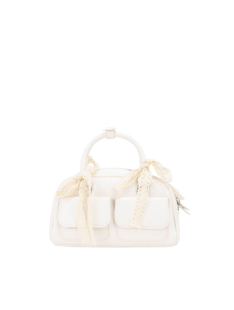 Sac à bandoulière avec ruban